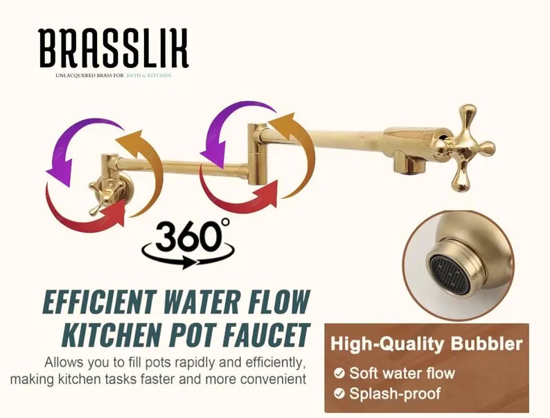 EmberBarn Brass Pot Filler