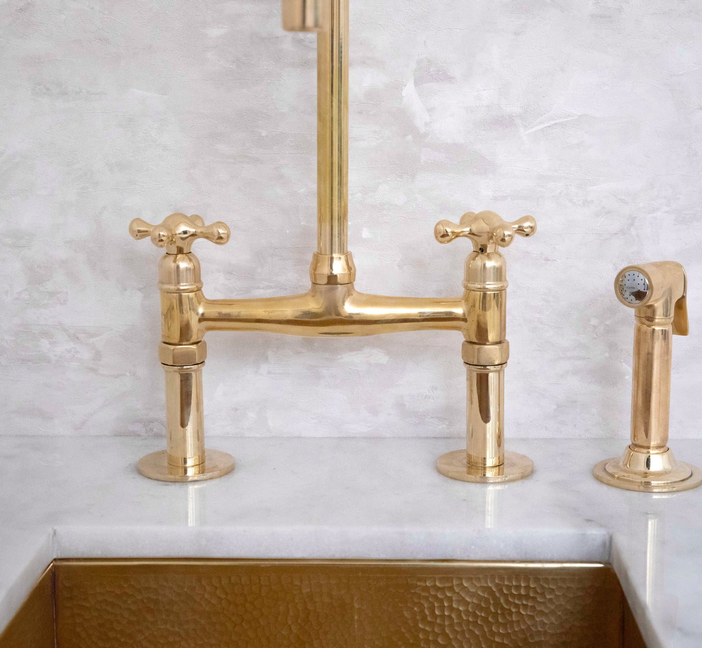Solid Brass Seven Bridge Faucet