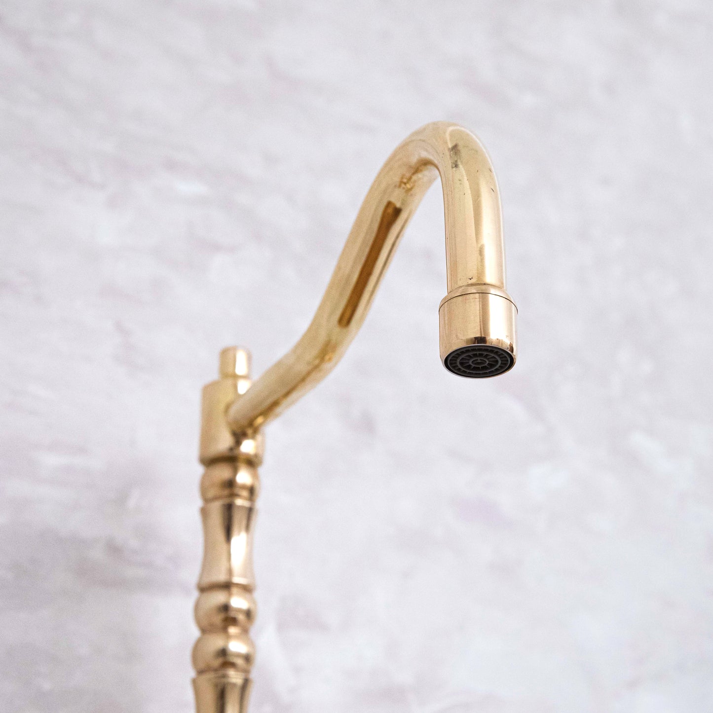Ember Barn Unlacquered Brass Classic Bridge Faucet