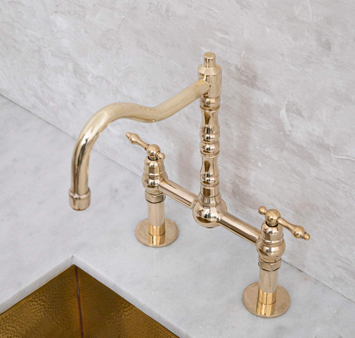 Classic Brass Bridge Faucet