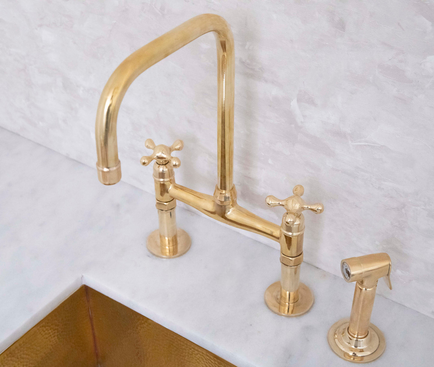 Solid Brass Seven Bridge Faucet