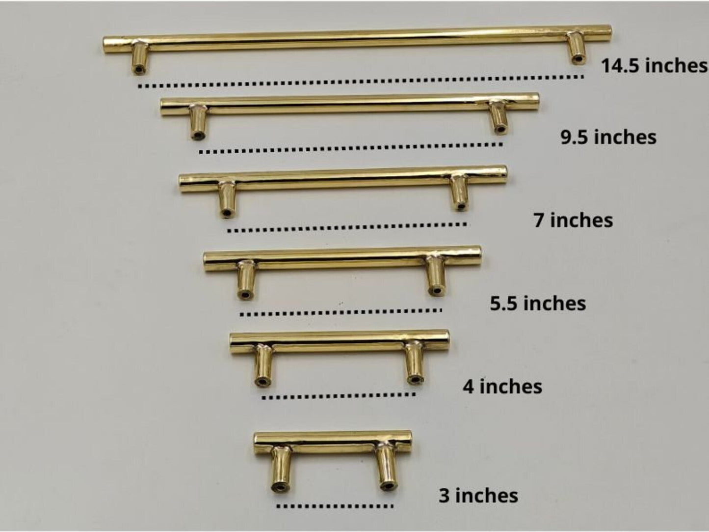 Handmade Brass Cabinet Pulls