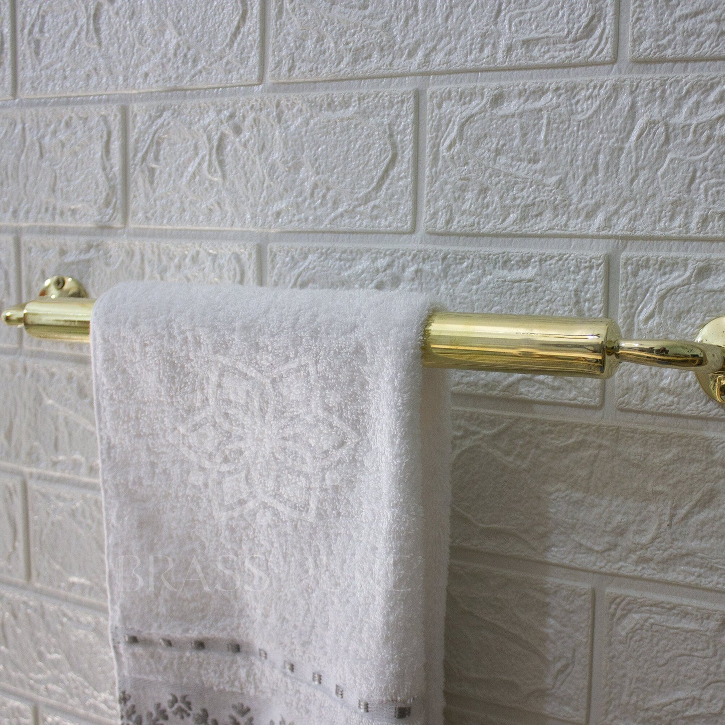 Unlacquered Brass Towel Hanger Bathroom