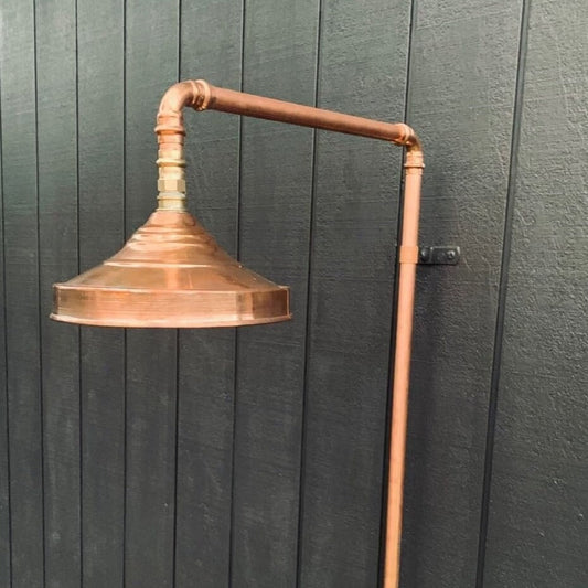 Unlacquered Copper Showerhead - Natural Copper Rain Shower Head