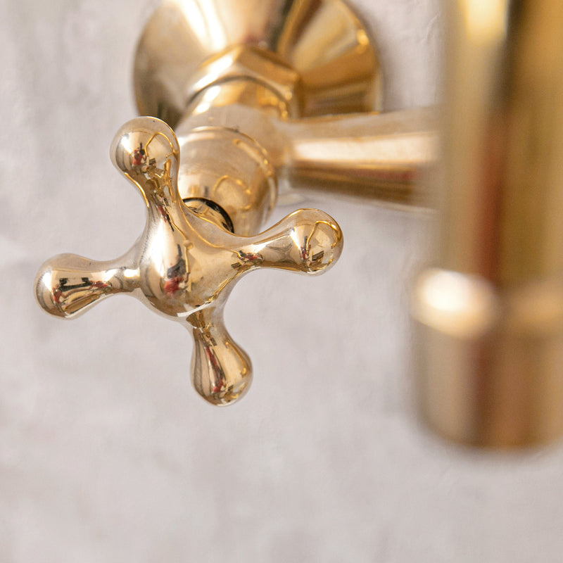 Wall Mounted Solid Brass Faucet