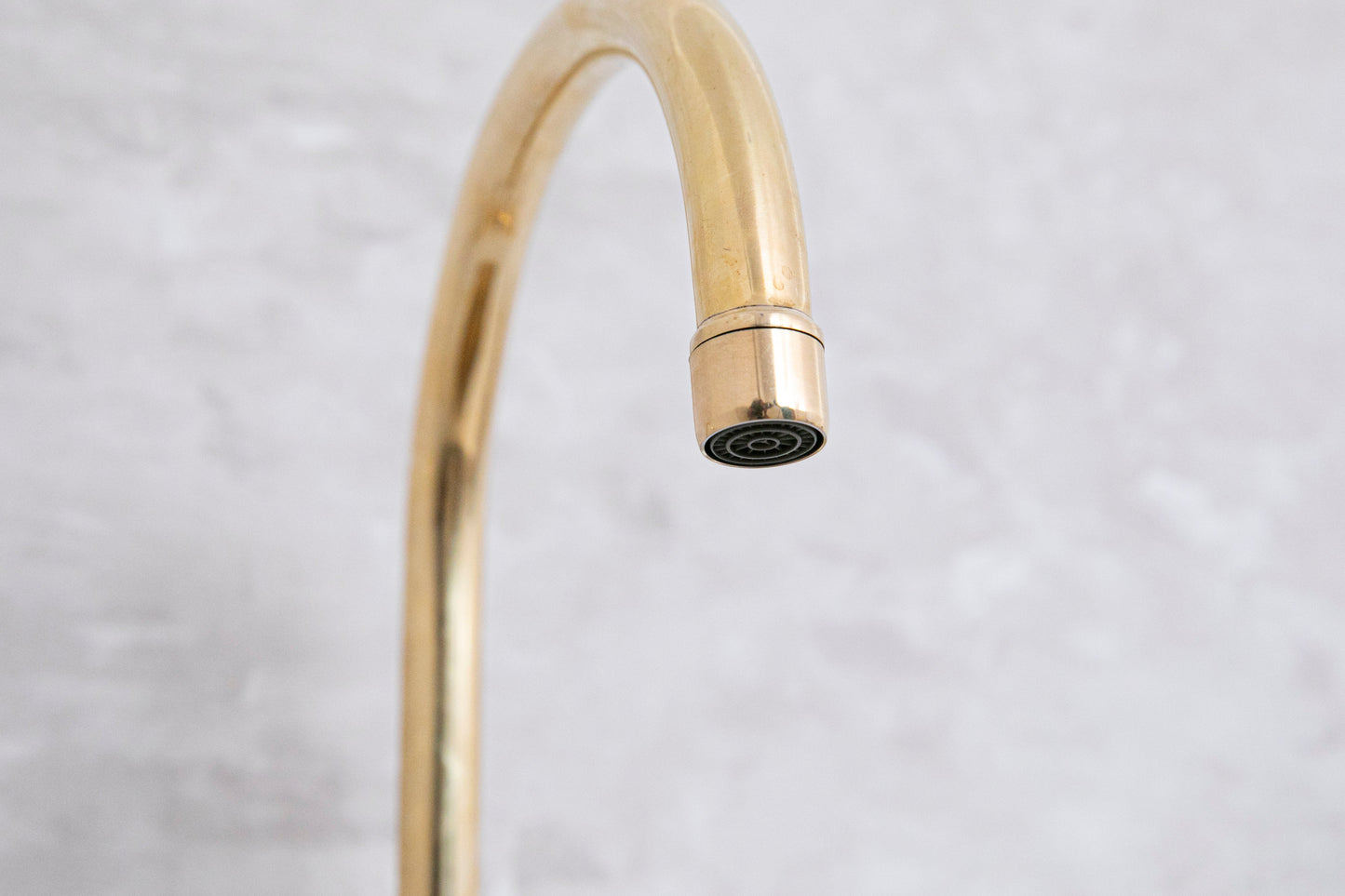 Unlacquered Brass Bridge Kitchen Faucet Ember