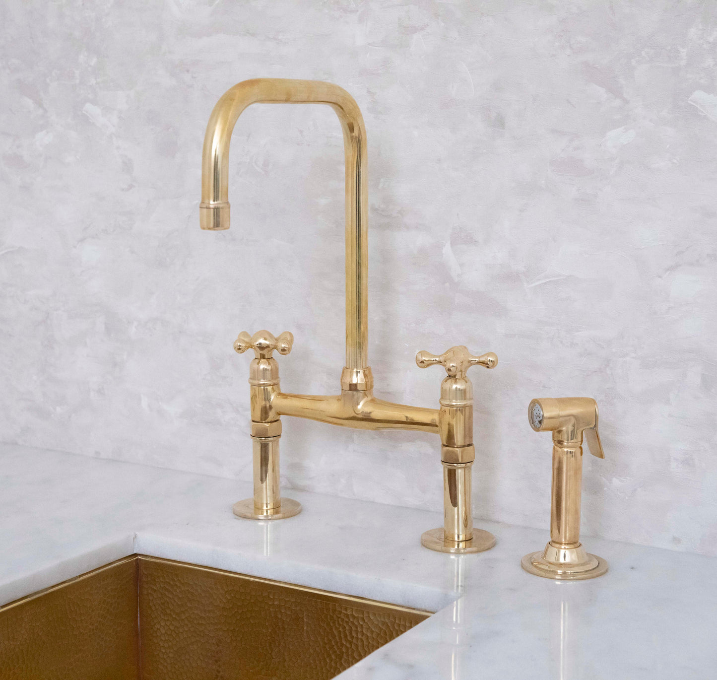 Solid Brass Seven Bridge Faucet