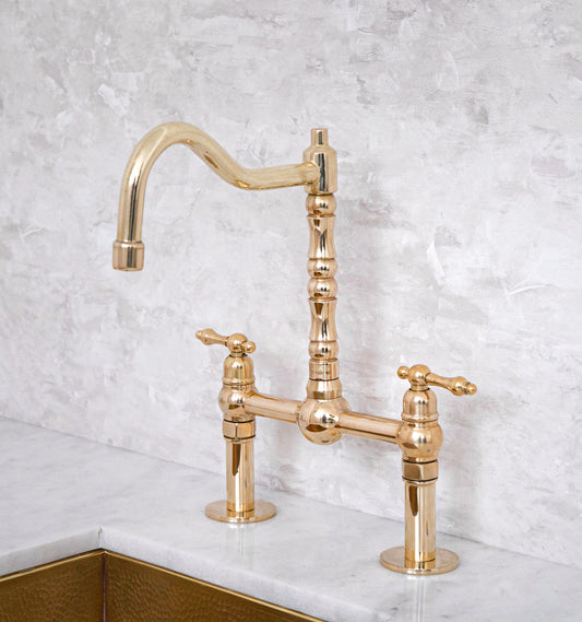Classic Brass Bridge Faucet