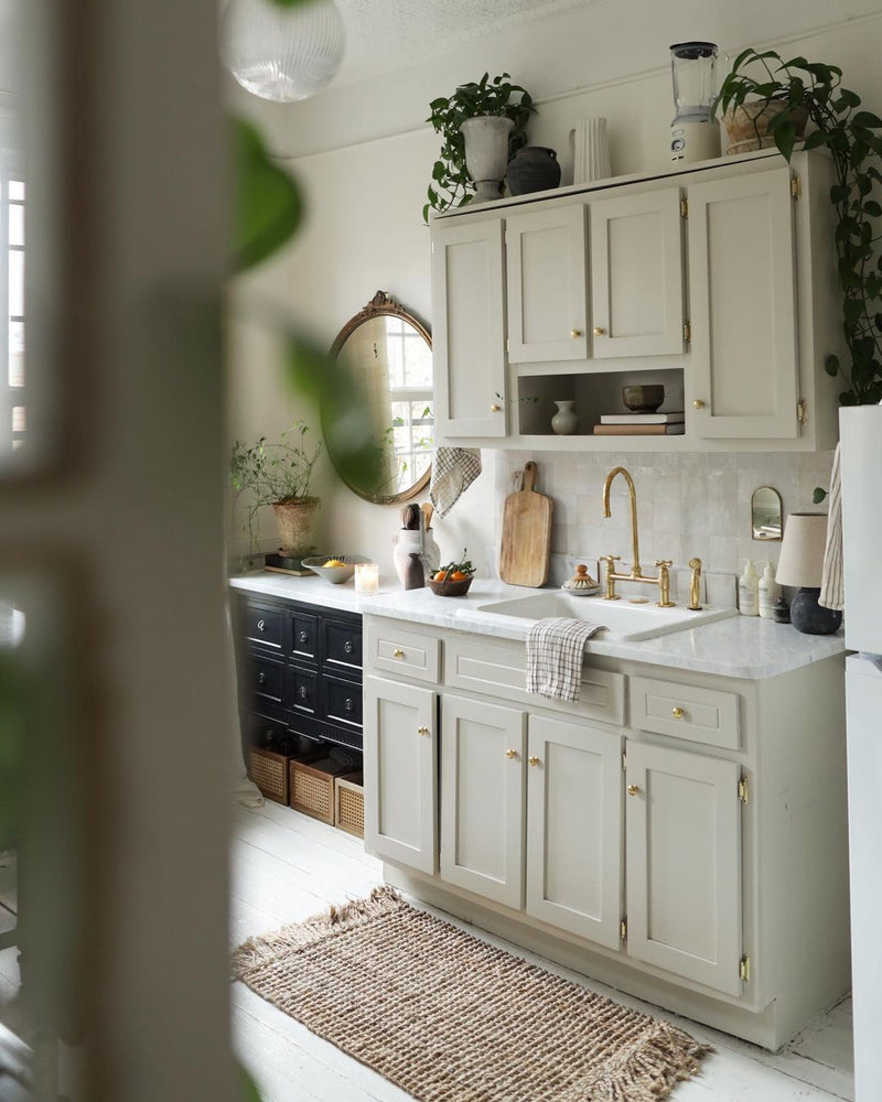 Unlacquered Brass Bridge Kitchen Faucet Ember
