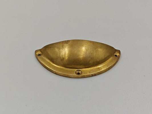 Unlacquered Brass Cup Pulls