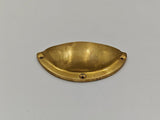 Unlacquered Brass Cup Pulls