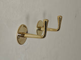 Unlacquered Brass Handmade Coat Rack
