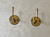 Unlacquered Brass Handmade Coat Rack
