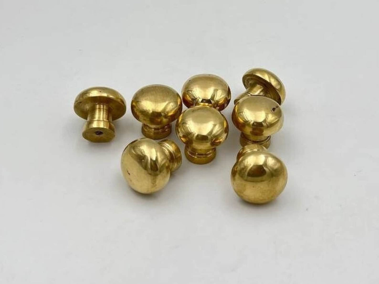 Unlacquered Brass Knobs