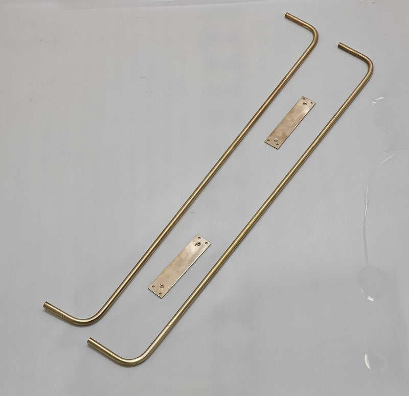 Unlacquered Brass Towel Rack