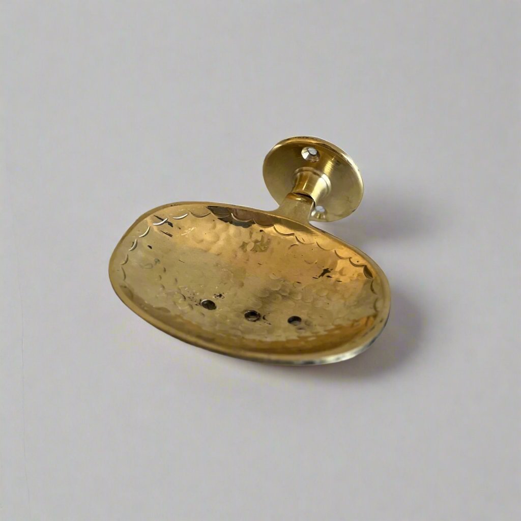 Unlacquered Brass Wall Mount Soap Dish