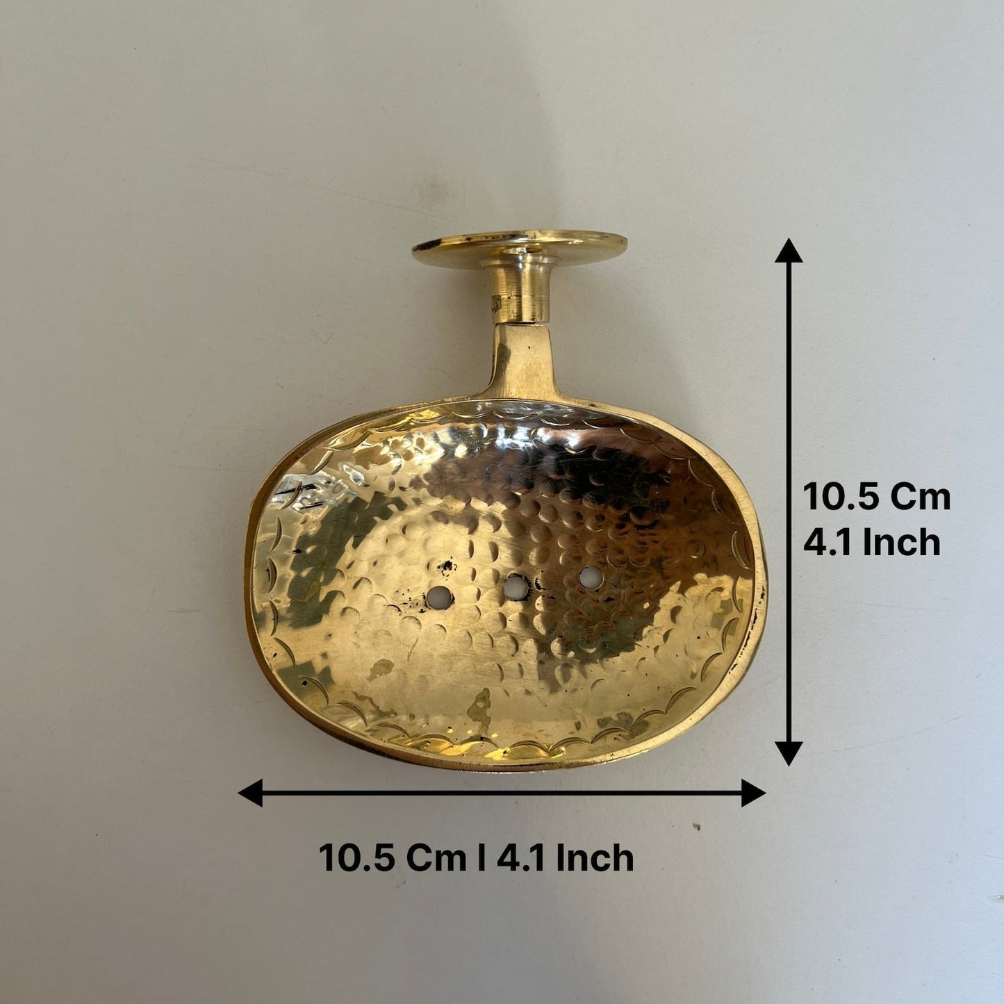 Unlacquered Brass Wall Mount Soap Dish