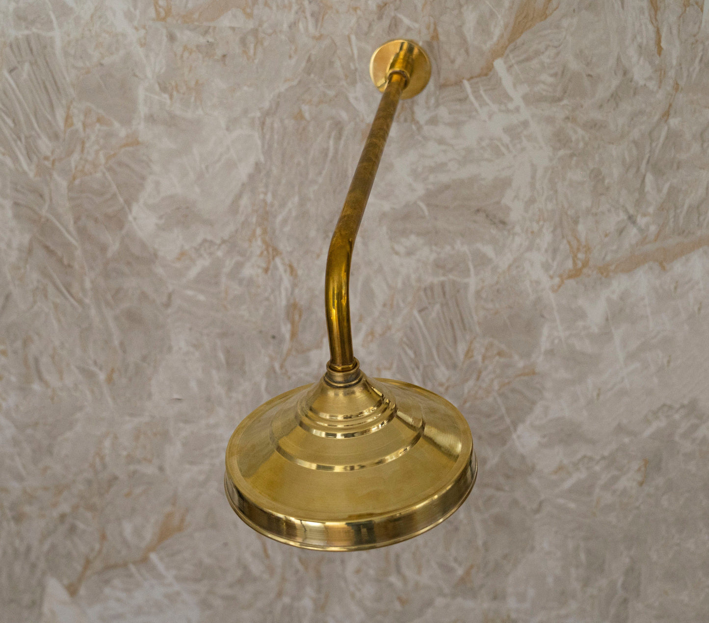 Solid Brass Shower Head Outdoors, High-Pressure Shower Head, Rainfall Shower Head.