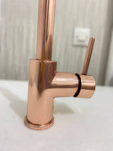 Copper Kitchen Mixer Tap Single Handle
